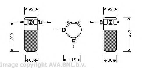 AVA QUALITY COOLING VOD099 Осушувач, кондиціонер