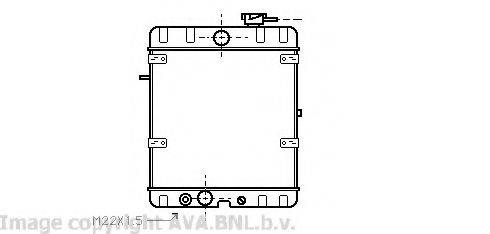 AVA QUALITY COOLING VW2008 Радіатор, охолодження двигуна