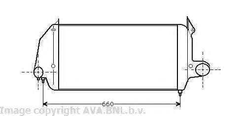 AVA QUALITY COOLING VW4026 Інтеркулер