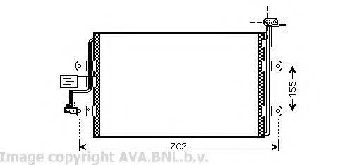 AVA QUALITY COOLING VW5262 Конденсатор, кондиціонер