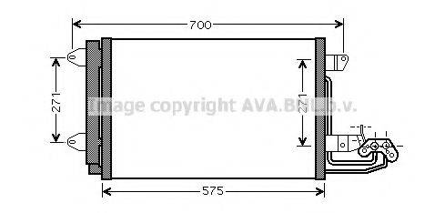 AVA QUALITY COOLING VW5269D Конденсатор, кондиціонер