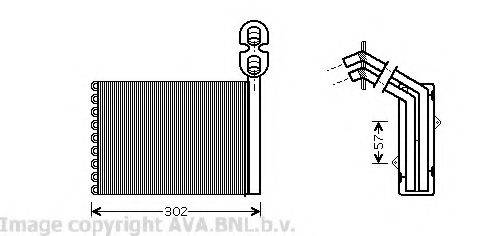 AVA QUALITY COOLING VW6202 Теплообмінник, опалення салону