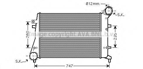 AVA QUALITY COOLING VWA4268 Інтеркулер