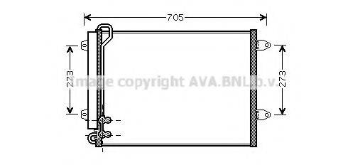 AVA QUALITY COOLING VWA5225D Конденсатор, кондиціонер