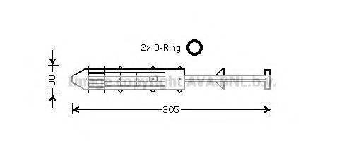 AVA QUALITY COOLING VWD075 Осушувач, кондиціонер