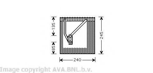 AVA QUALITY COOLING VWV242 Випарник, кондиціонер