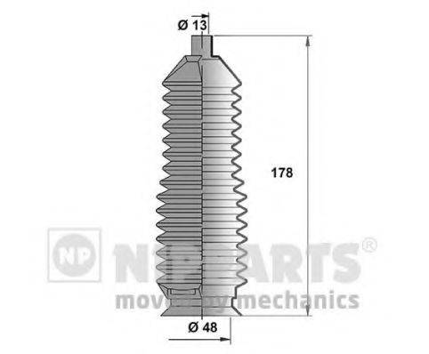 NIPPARTS J2843004 Комплект пильника, рульове керування