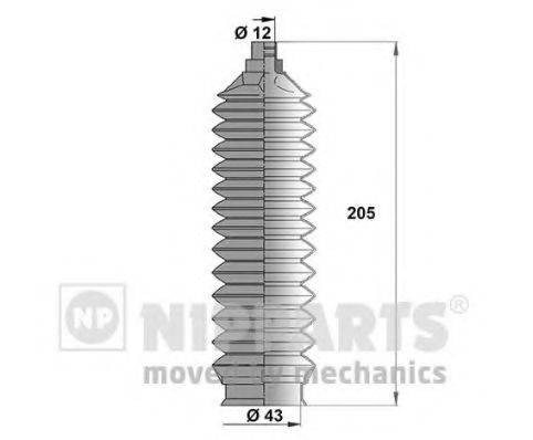 NIPPARTS J2843008 Комплект пильника, рульове керування