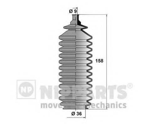 NIPPARTS J2847009 Комплект пильника, рульове керування