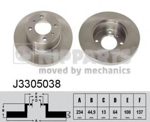 NIPPARTS J3305038 гальмівний диск