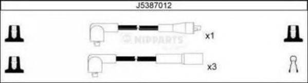 NIPPARTS J5387012 Комплект дротів запалювання