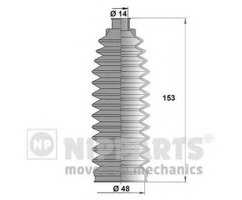 NIPPARTS N2841031 Комплект пильника, рульове керування