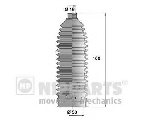 NIPPARTS N2841033 Комплект пильника, рульове керування