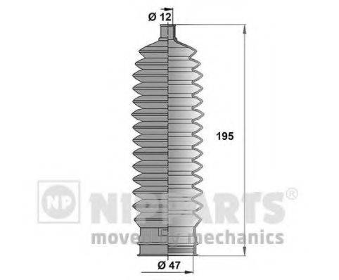 NIPPARTS N2844011 Комплект пильника, рульове керування