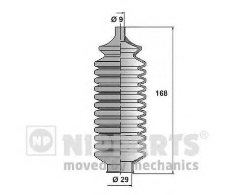 NIPPARTS N2845001 Комплект пильника, рульове керування