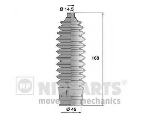 NIPPARTS N2847012 Комплект пильника, рульове керування