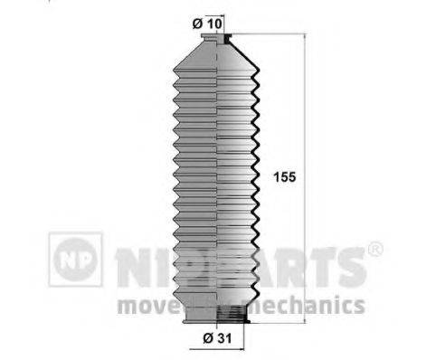 NIPPARTS N2851011 Комплект пильника, рульове керування