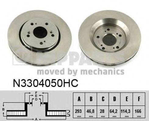 NIPPARTS N3304050HC гальмівний диск