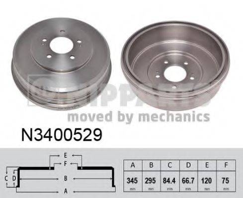 NIPPARTS N3400529 Гальмівний барабан