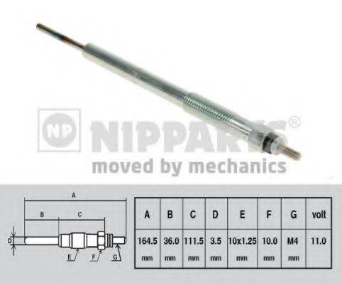 NIPPARTS N5710304 Свічка розжарювання