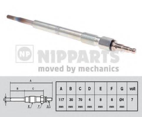 NIPPARTS N5715017 Свічка розжарювання