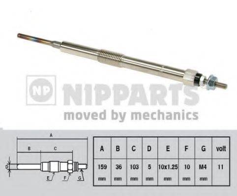 NIPPARTS J5712019 Свічка розжарювання