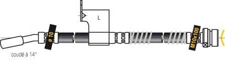 MGA F5555 Гальмівний шланг