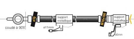 MGA F6619 Гальмівний шланг