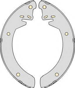 MGA M524 Комплект гальмівних колодок
