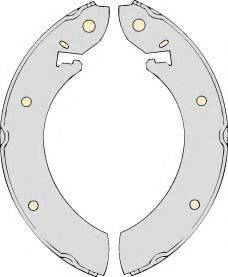 MGA M567 Комплект гальмівних колодок