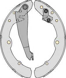 MGA K591561 Комплект гальм, барабанний гальмівний механізм