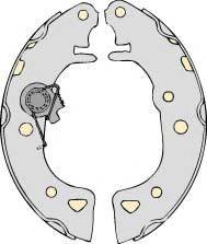 MGA PM640921 Комплект гальм, барабанний гальмівний механізм