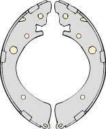 MGA K670831 Комплект гальм, барабанний гальмівний механізм
