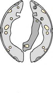 MGA M690 Комплект гальмівних колодок
