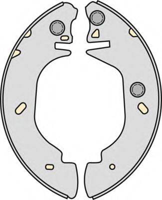 MGA M723 Комплект гальмівних колодок