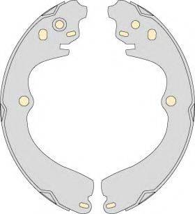MGA M766 Комплект гальмівних колодок
