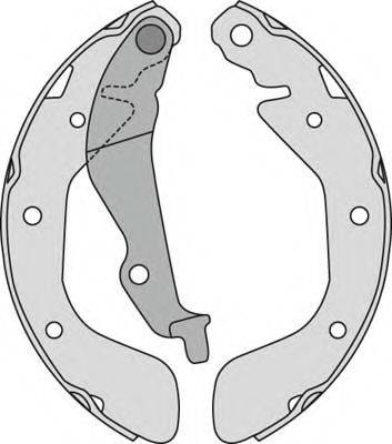 MGA M835 Комплект гальмівних колодок