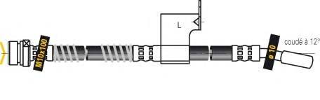 MGA F6881 Гальмівний шланг
