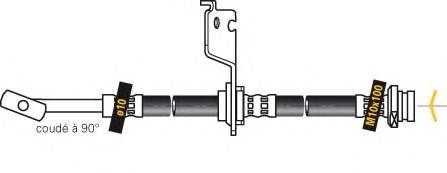 MGA F6955 Гальмівний шланг