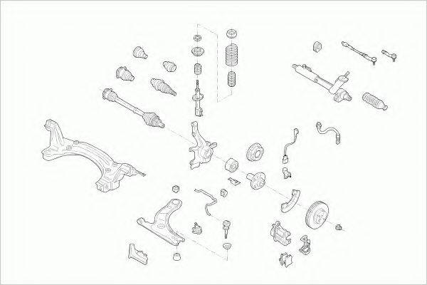 ZF PARTS SEATAROSAFZ002 Рульове управління; Підвіска колеса