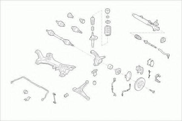 ZF PARTS VWSHARAFZ001 Рульове управління; Підвіска колеса