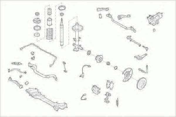 ZF PARTS BMW5FZ003 Рульове управління; Підвіска колеса