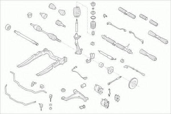 ZF PARTS OPELVECTRFZ018 Рульове управління; Підвіска колеса