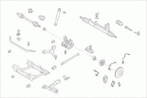 ZF PARTS MERCEMKLAFZ002 Рульове управління; Підвіска колеса