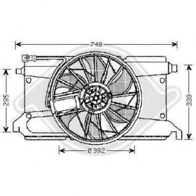 DIEDERICHS 5618101 Вентилятор, охолодження двигуна