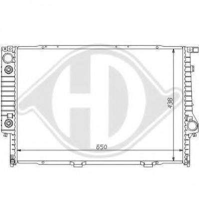 DIEDERICHS 8102102 Радіатор, охолодження двигуна