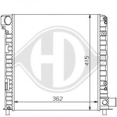 DIEDERICHS 8109108 Радіатор, охолодження двигуна