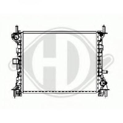 DIEDERICHS 8110198 Радіатор, охолодження двигуна