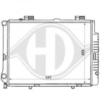 DIEDERICHS 8121159 Радіатор, охолодження двигуна