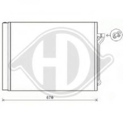 DIEDERICHS 8122501 Конденсатор, кондиціонер